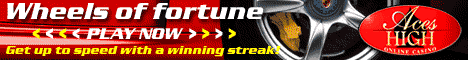 Aces High Online Casino - Fast paced casino action!