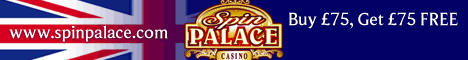 Spin Palace UK Casino - Click Here For £75 FREE